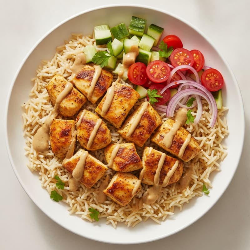 Chicken Shawarma Rice Bowl