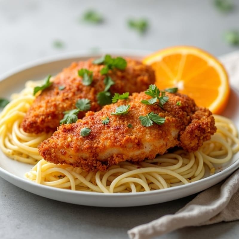 Crispy Air-Fried Orange Chicken