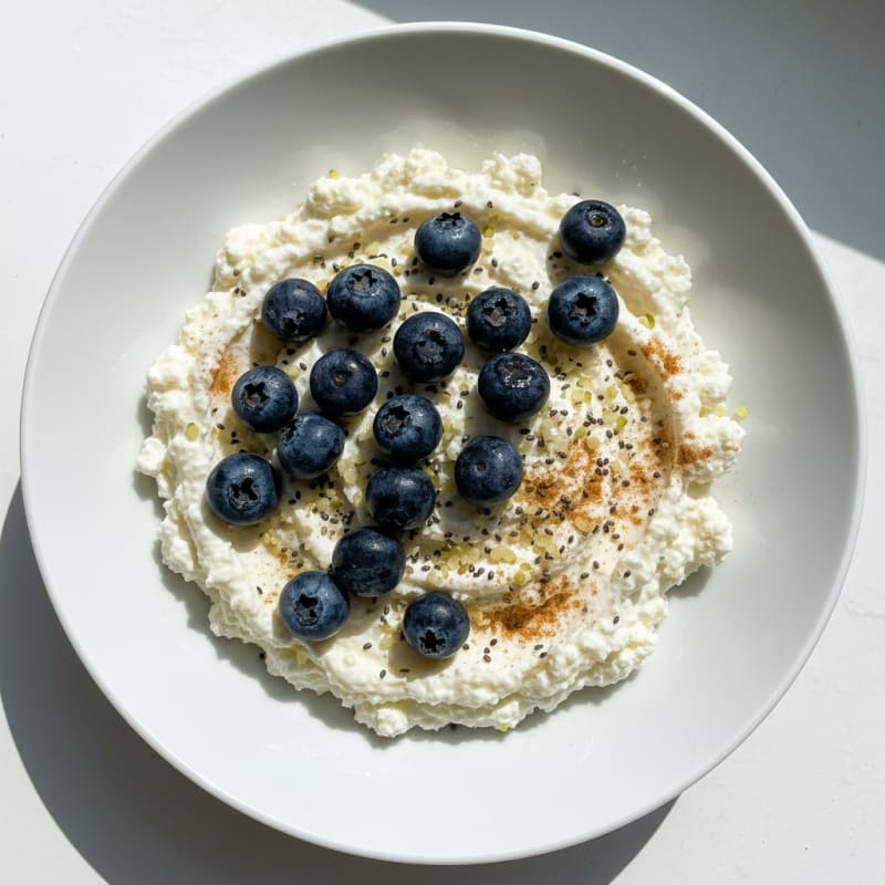 High-Protein Yogurt Cottage Cheese Power Bowl
