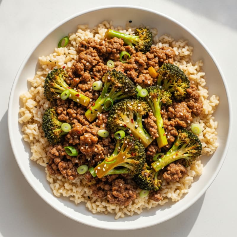 Sesame Beef and Broccoli Bowl