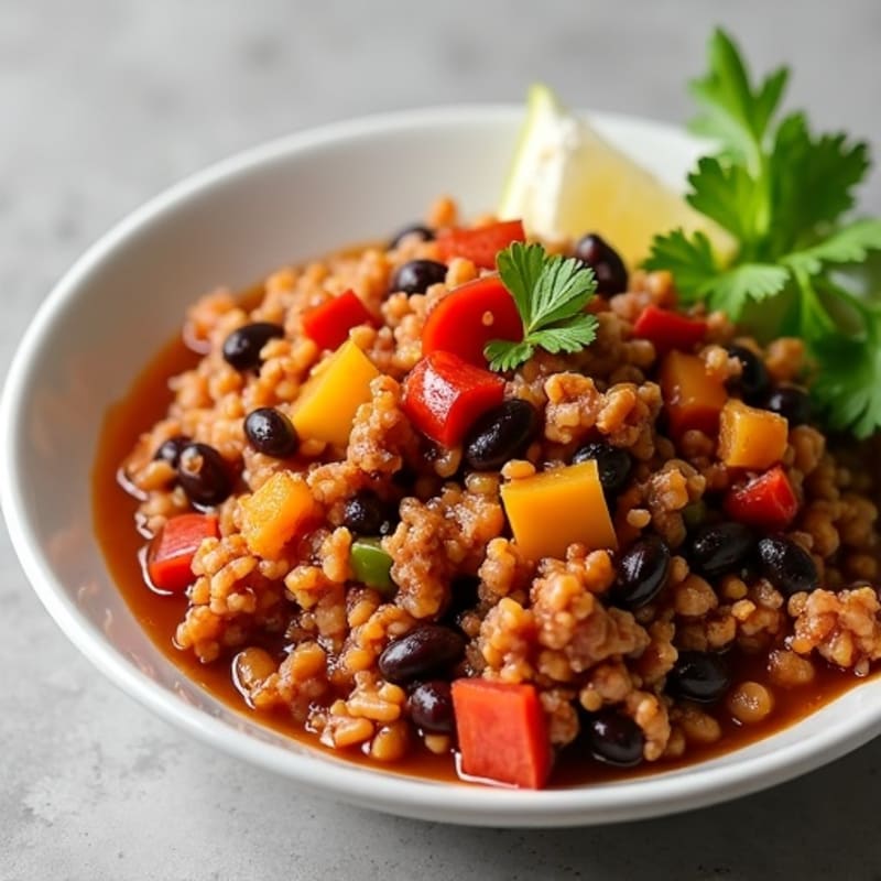 Lean Ground Turkey Spicy Hearty Chilli