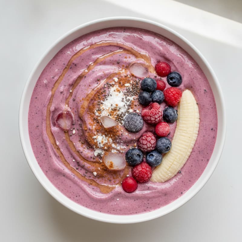 Energizing Berry Banana Power Smoothie