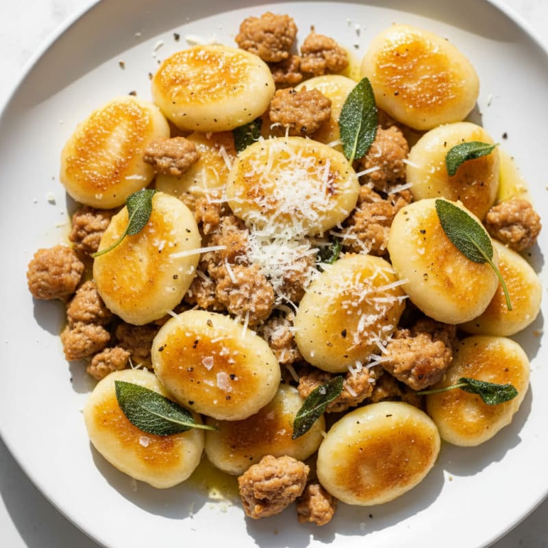Creamy Ricotta Gnocchi with Sage Butter