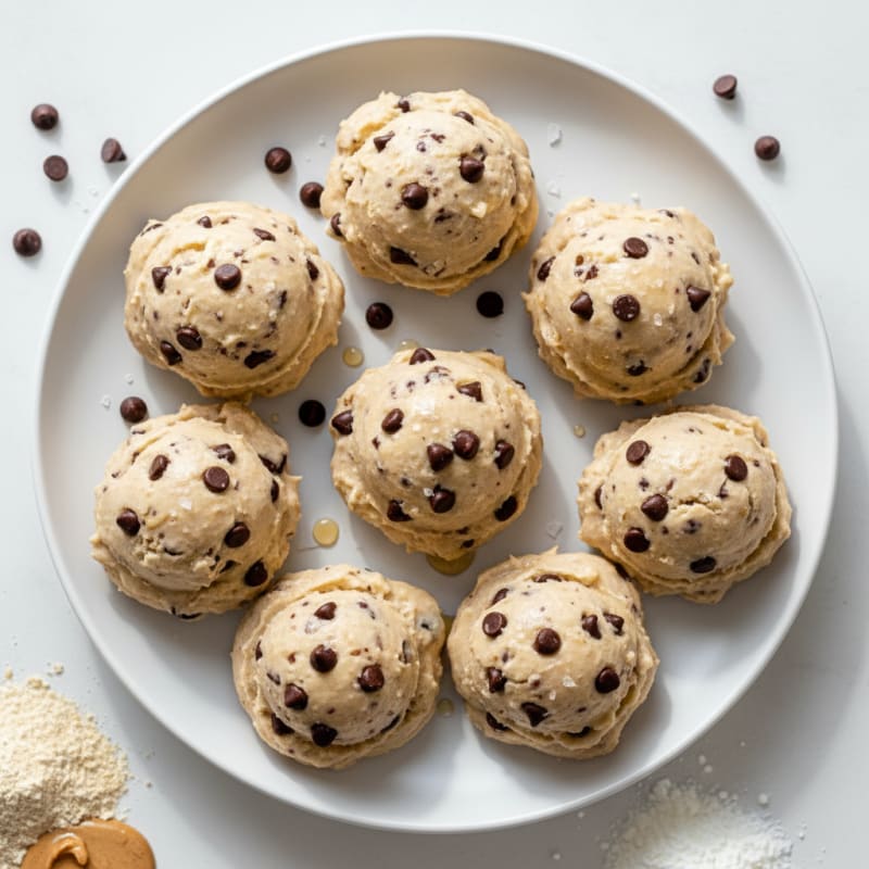 No-Bake Chocolate Chip Cookie Dough Bites