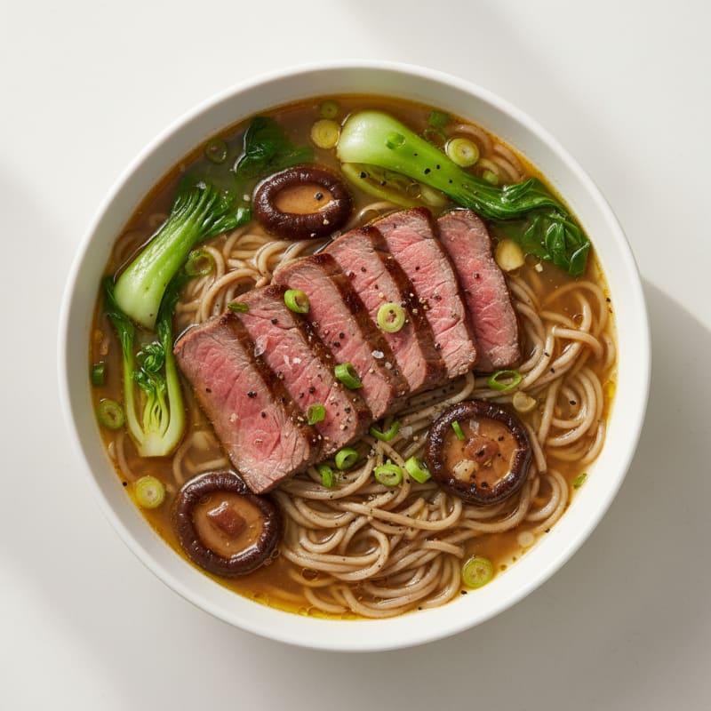 Tender Ginger Beef Noodle Soup