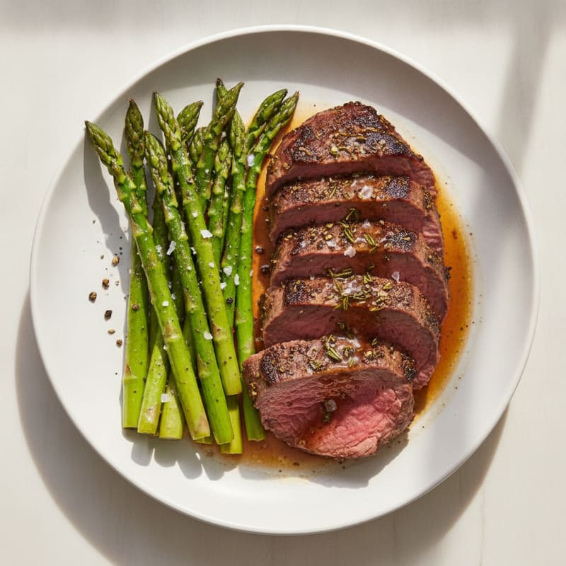 Garlic Herb Roasted Beef Tenderloin