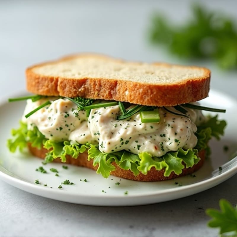 Fresh Herb Chicken Salad Sandwich