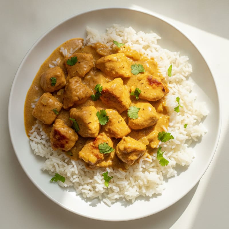 Spiced Butter Chicken with Basmati Rice