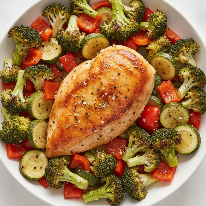 Lemon Herb Roasted Chicken and Vegetables