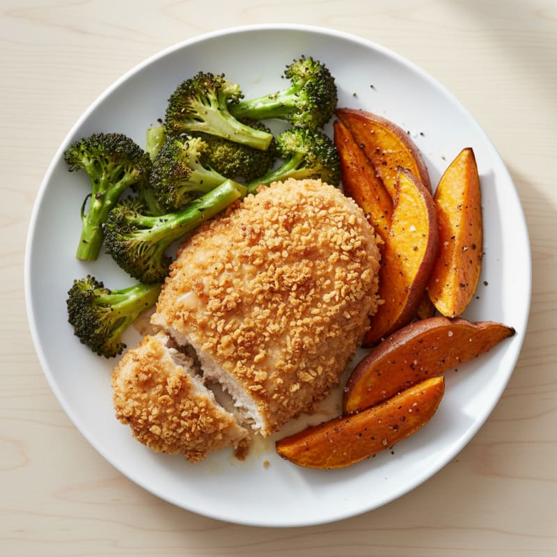 Crispy Buttermilk Fried Chicken Dinner