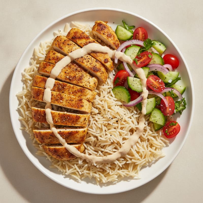Chicken Shawarma Rice Bowl