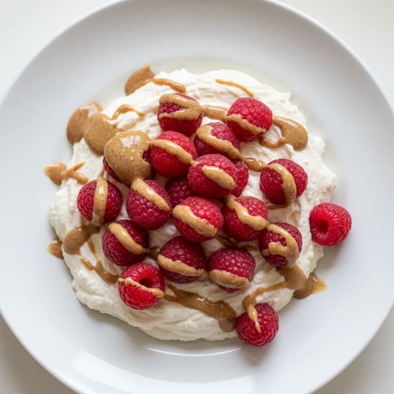 Silky Greek Yogurt Protein Mousse with Berries