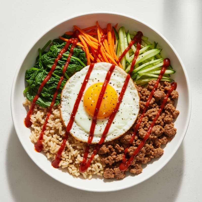Gochujang Beef Bibimbap Bowl