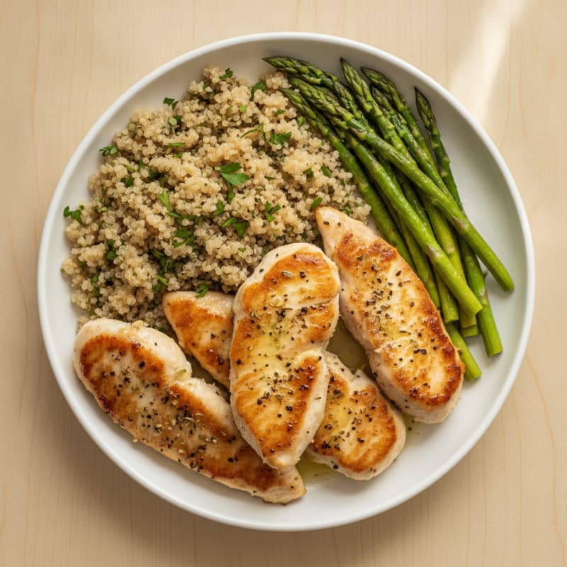 Pan-Seared Chicken Tenderloins with Herbs