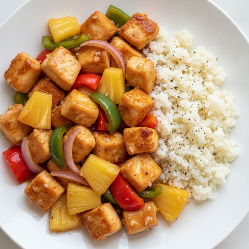 Sweet and Sour Chicken with Pineapple