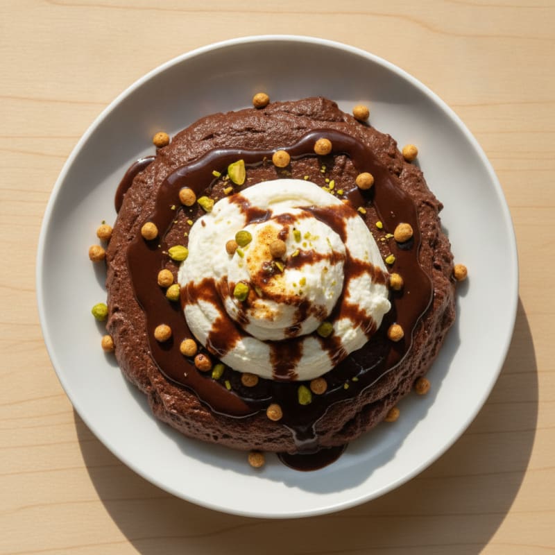 Chocolate Protein Mousse with Silken Tofu and Pea Protein