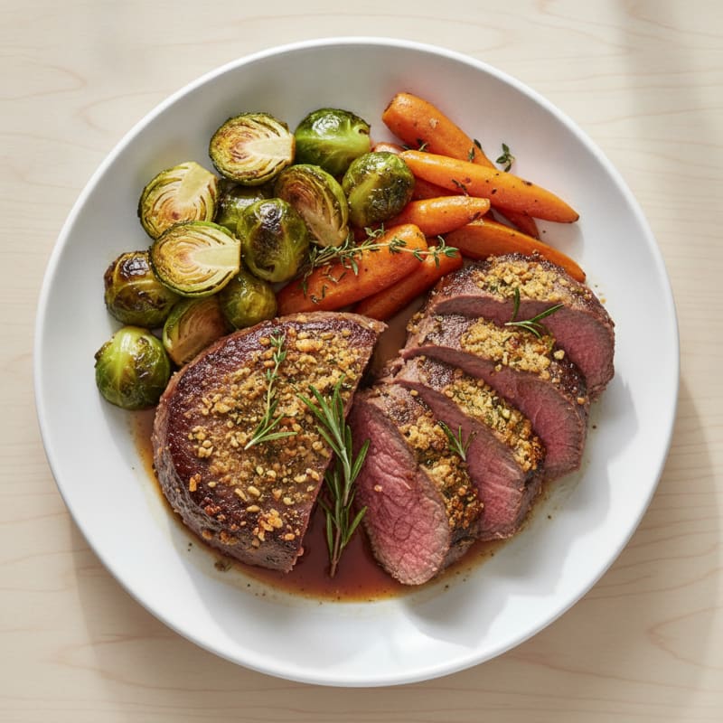 Garlic Herb Roasted Beef