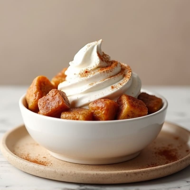 Protein Cinnamon Roll Yogurt Bowl