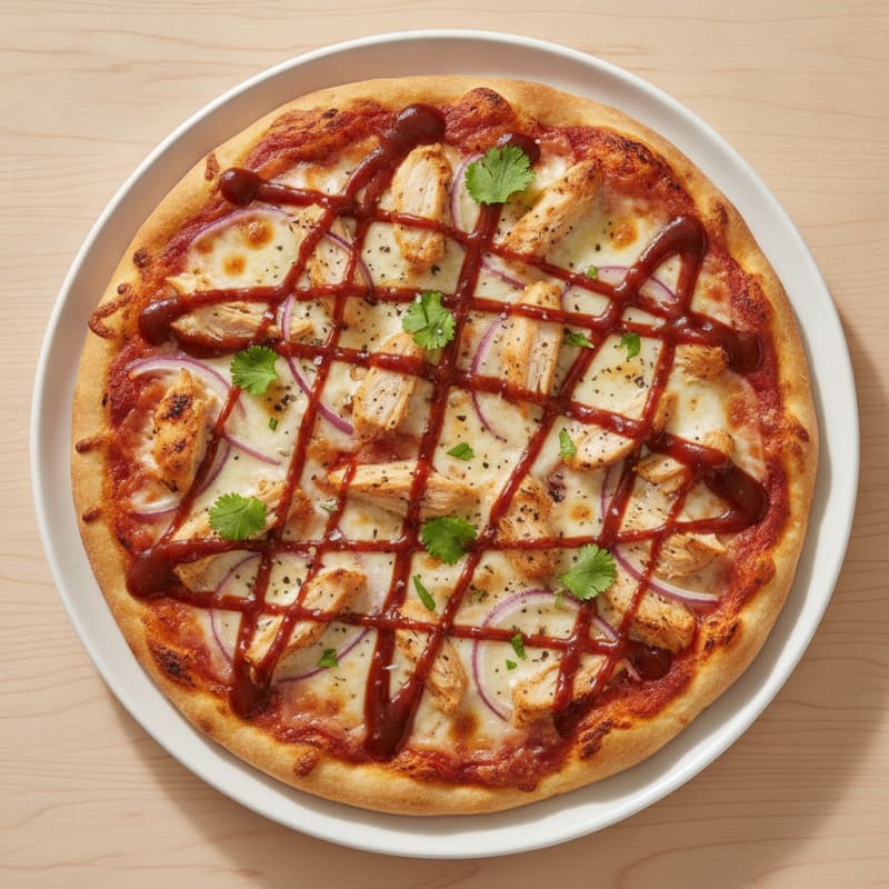 BBQ Chicken & Red Onion Pizza