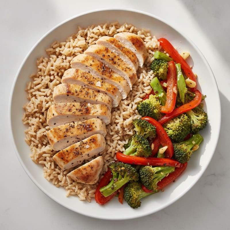 Chicken and Brown Rice Power Bowl