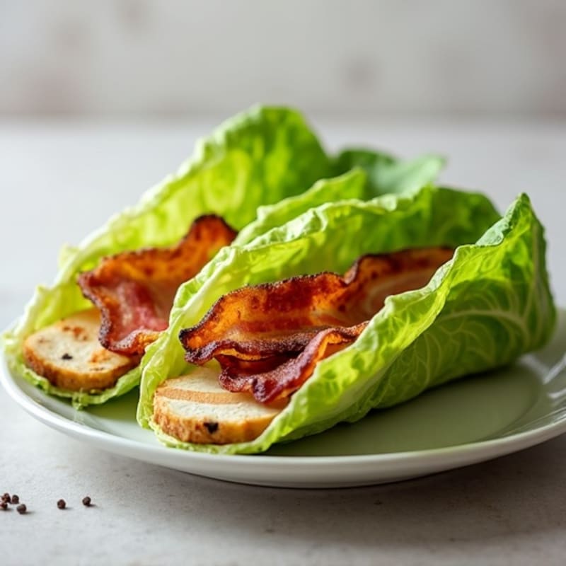 Crispy Bacon and Avocado Lettuce Wraps