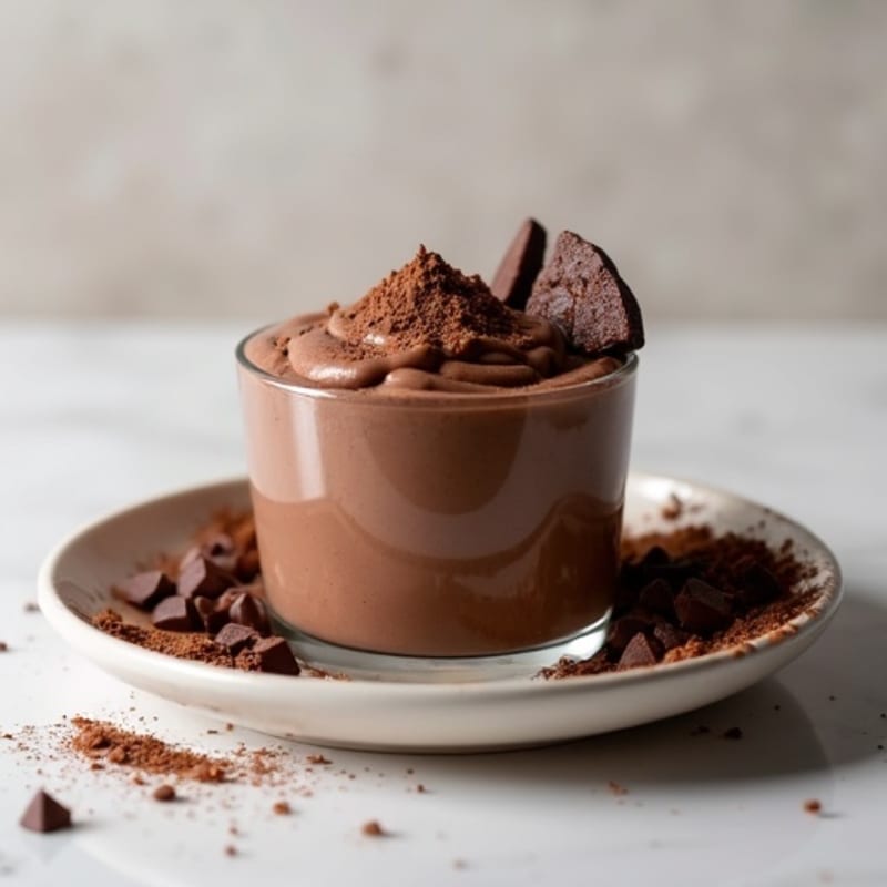 Silky Dark Chocolate Protein Mousse