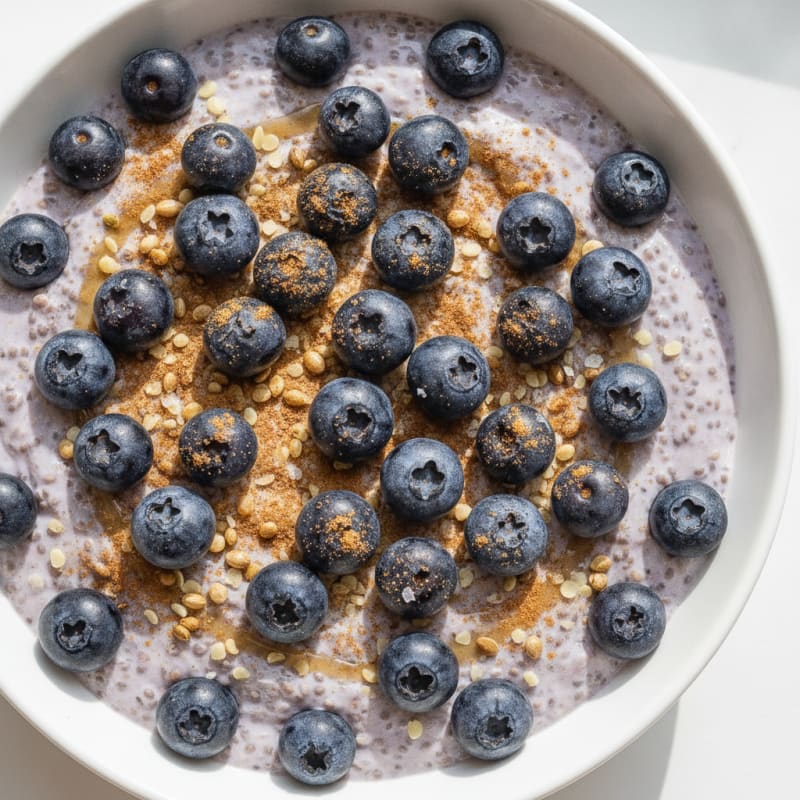 Blueberry Chia Seed Power Bowl