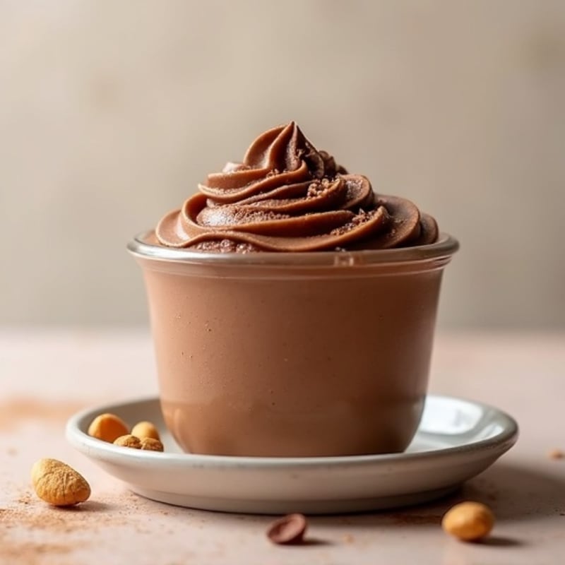 Creamy Chocolate Peanut Butter Protein Pudding
