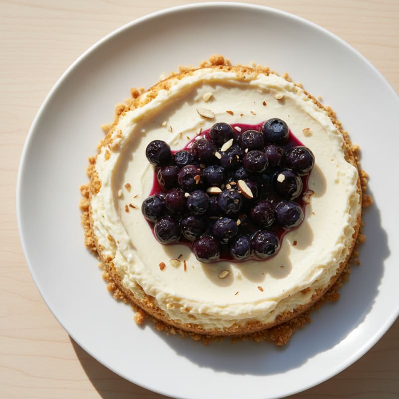 Creamy Greek Yogurt Protein Cheesecake