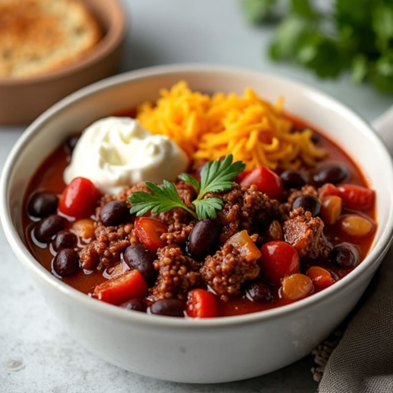Lean Beef and Bean Hearty Chili