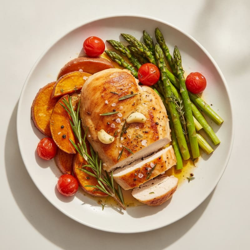 Garlic Herb Roasted Chicken