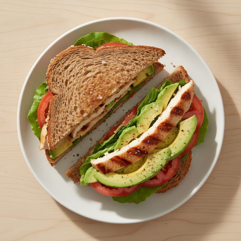 Grilled Chicken and Avocado Sandwich