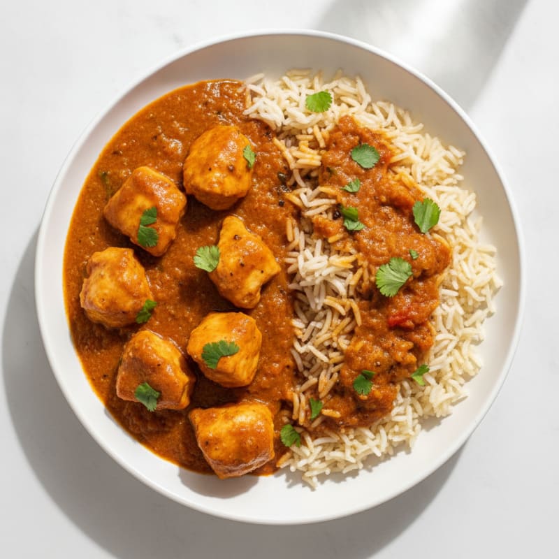 Spiced Butter Chicken with Basmati Rice