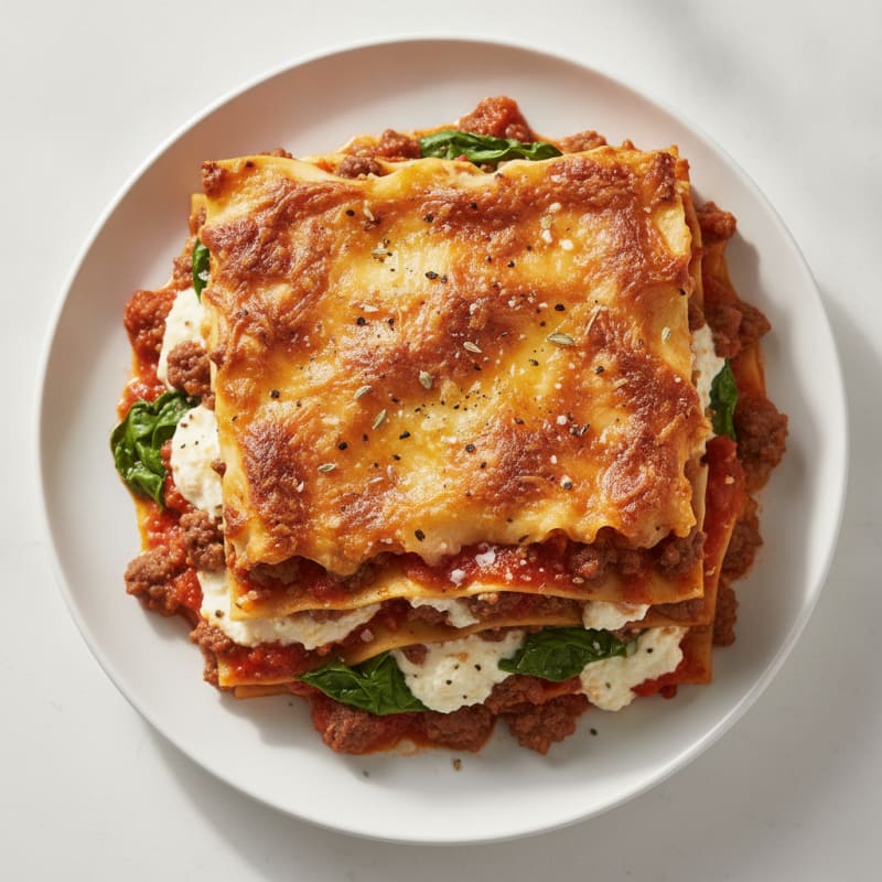 Classic Beef and Ricotta Lasagna Bake