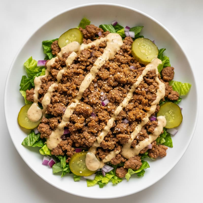 Big Mac Inspired Protein Power Bowl