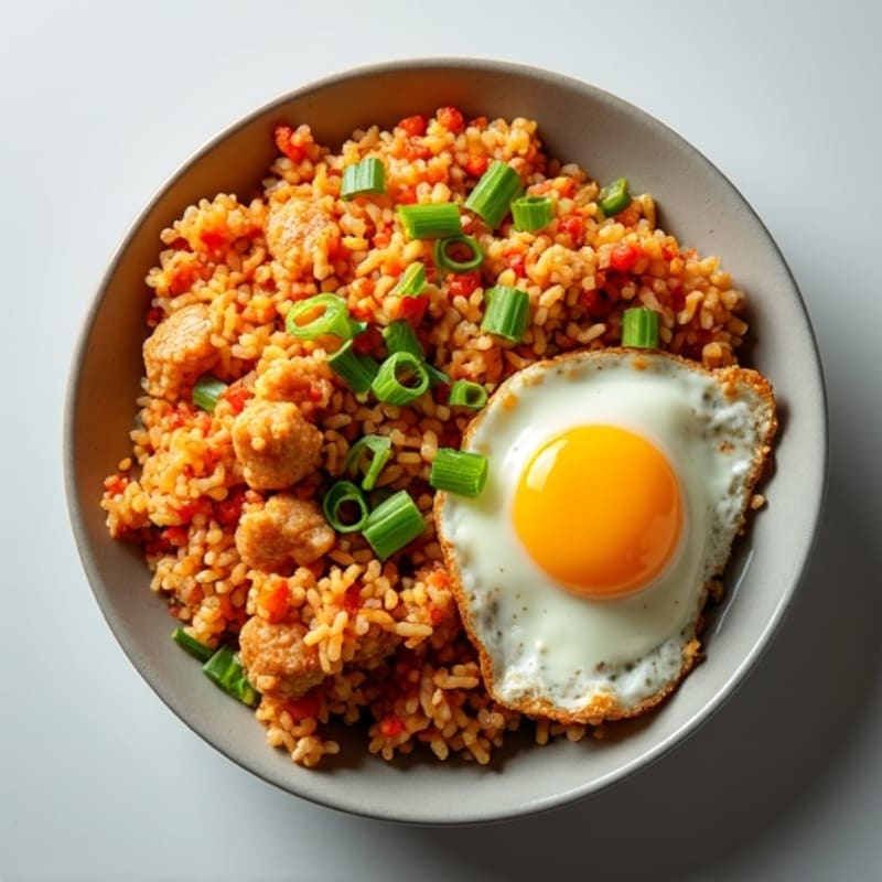 Healthy Kimchi Fried Rice