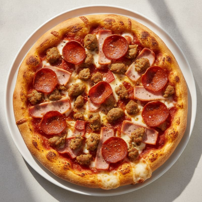 Stuffed Crust Meat Lovers Pizza