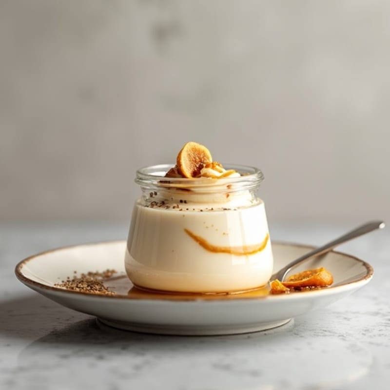 Silky Greek Yogurt Protein Pudding with Almond Butter Swirl
