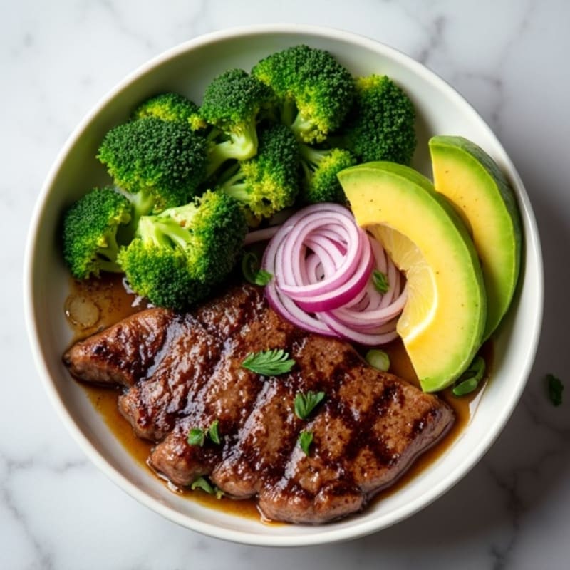 Grilled Steak and Broccoli Power Bowl