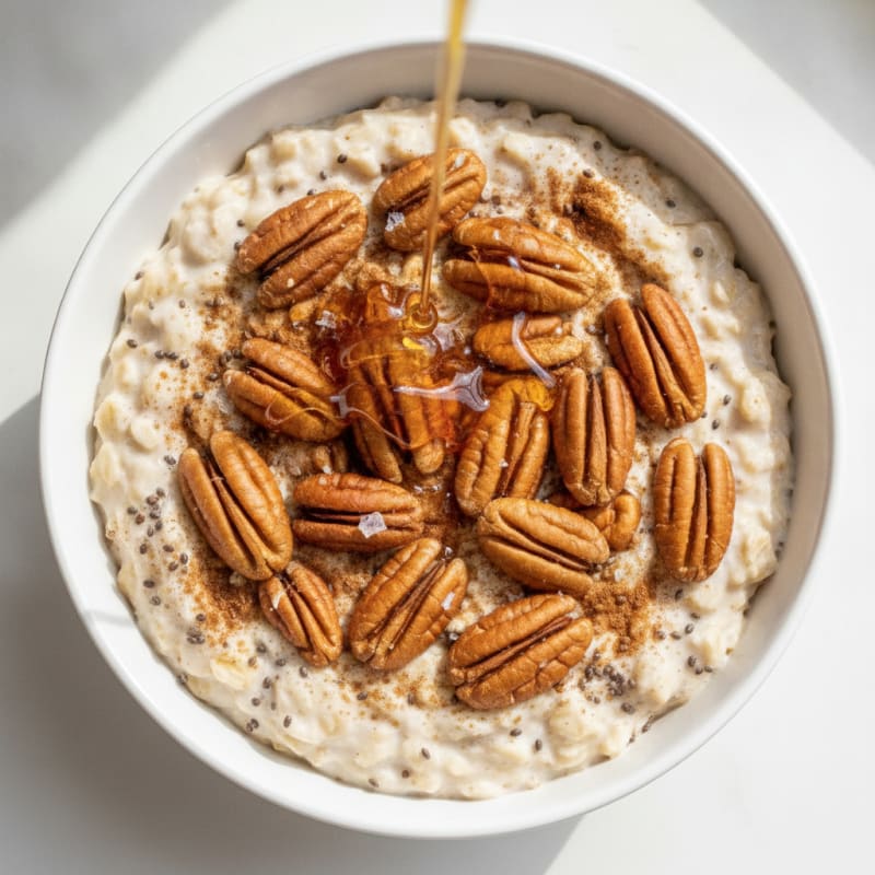 Maple Pecan Overnight Oats