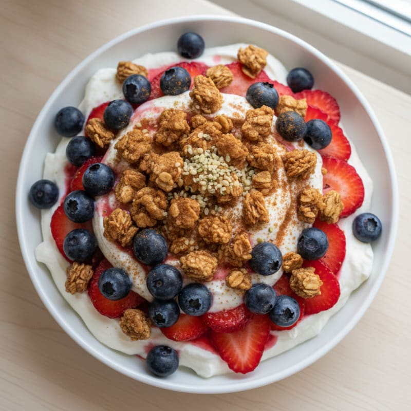 High-Protein Berry Yogurt Parfait