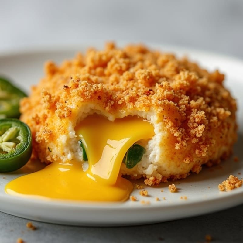 Baked Jalapeño Popper Chicken with Crispy Panko Topping