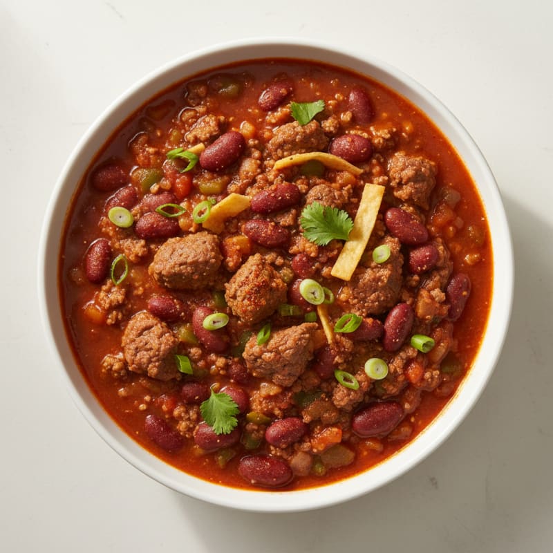 Hearty Slow Cooker Beef Chili