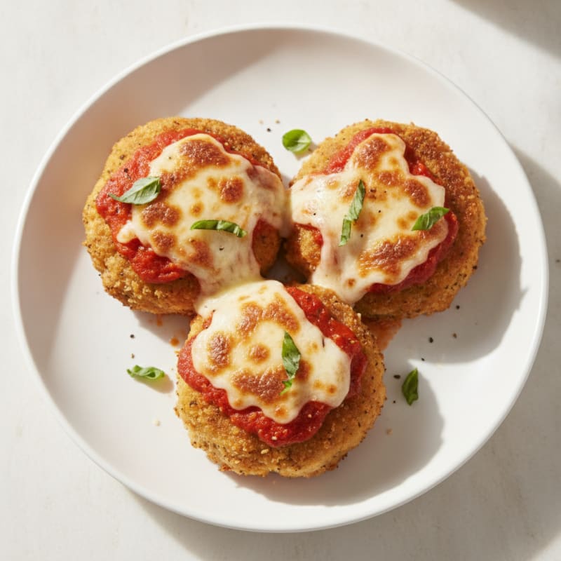 Baked Chicken Parmesan Patties