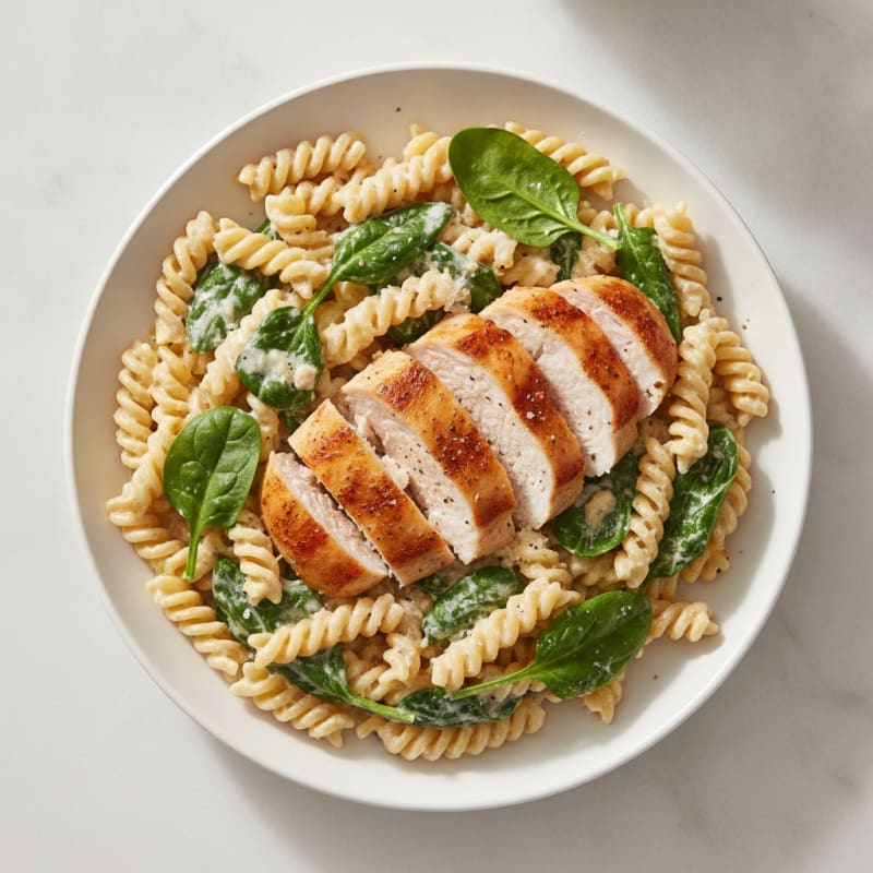 Cheesy Chicken Breast with Protein Pasta