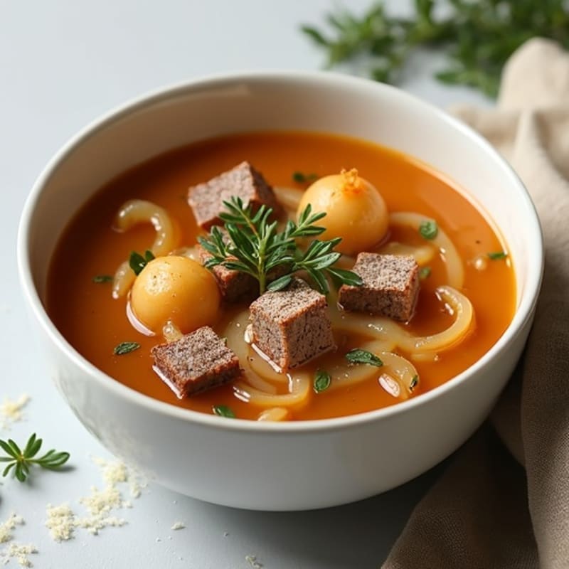 Savory Caramelized Onion Soup