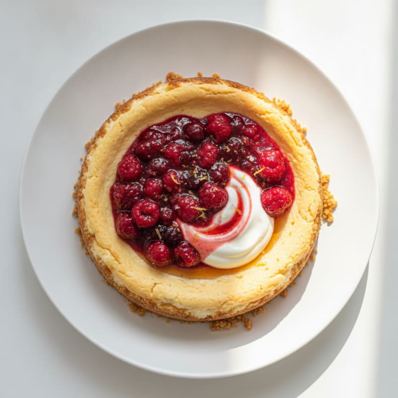 High-Protein New York Style Breakfast Cheesecake