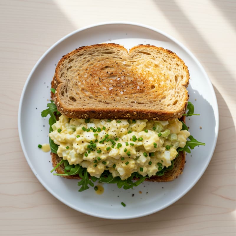 Classic Dijon Egg Salad Sandwich
