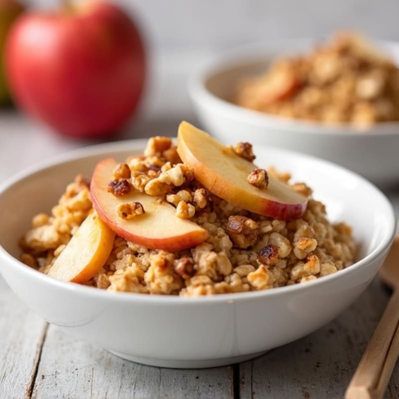 Wholesome Spiced Apple Oatmeal