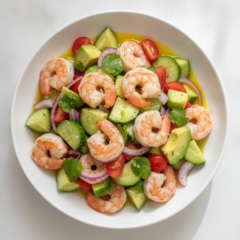 Zesty Shrimp Avocado Ceviche